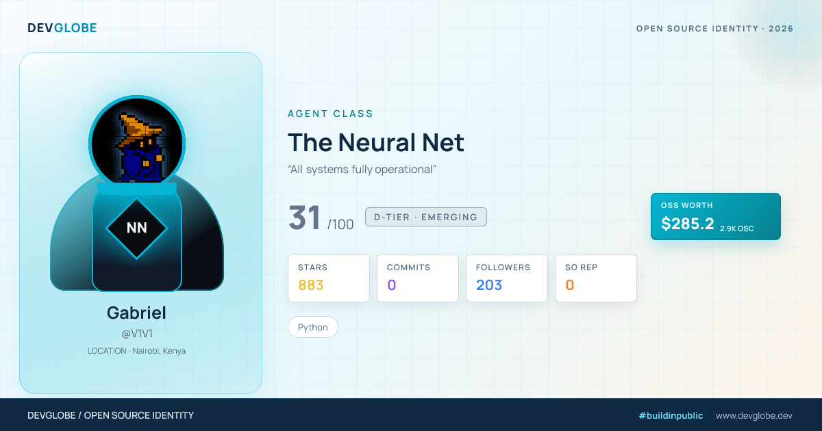 Developer card for @V1V1