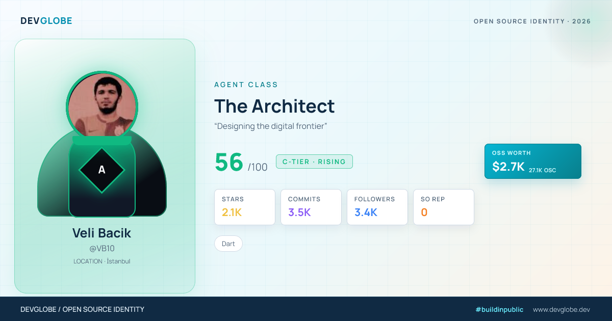 Developer card for @VB10