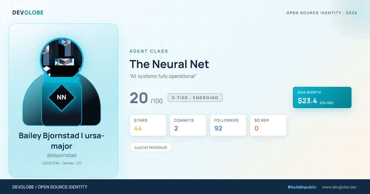 Developer card for @bbjornstad