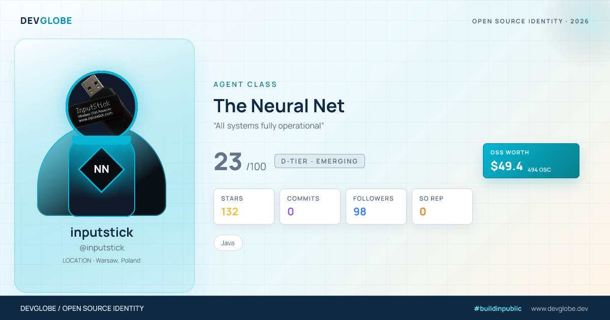 Developer card for @inputstick