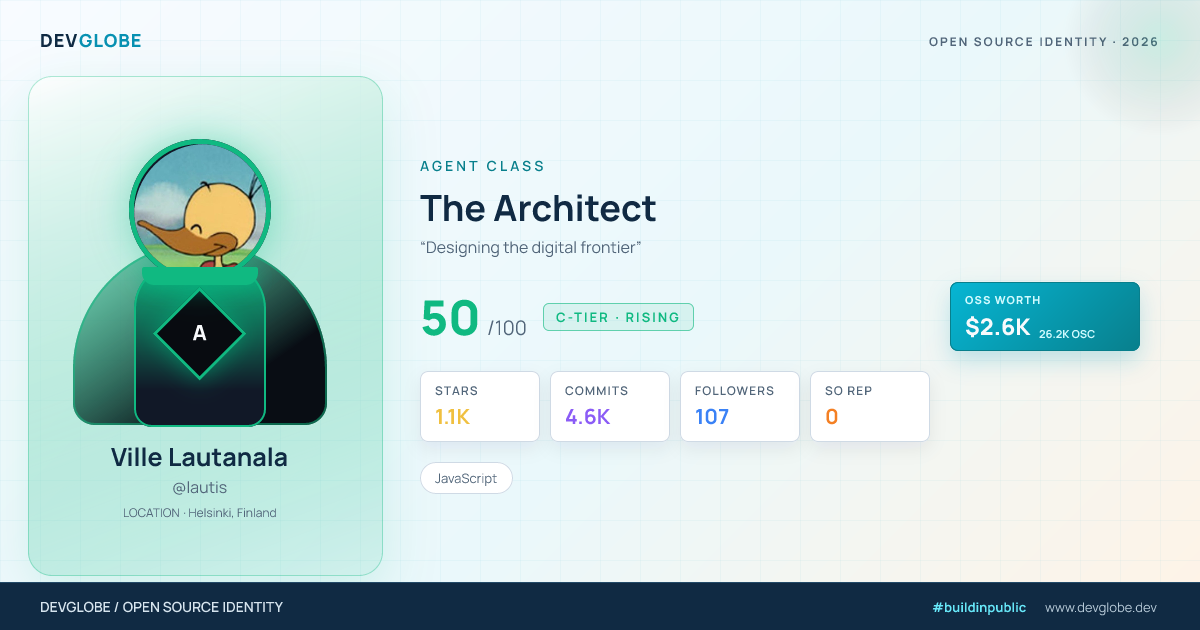 Developer card for @lautis