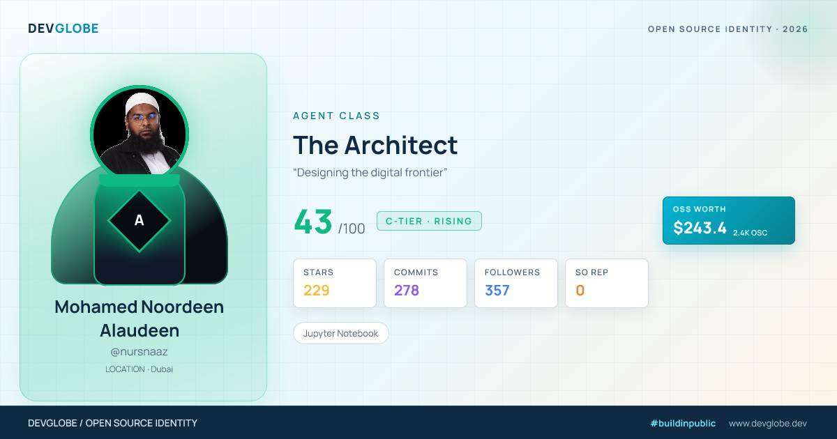 Developer card for @nursnaaz